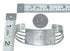 Native American Zuni Turquoise Sterling Silver Cuff Bracelet JX130573