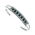 Native American Zuni Turquoise Sterling Silver Cuff Bracelet JX130572