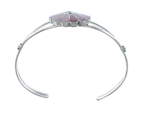 Zuni Multicolor Sunface Authentic Sterling Silver Cuff Bracelet JX130624