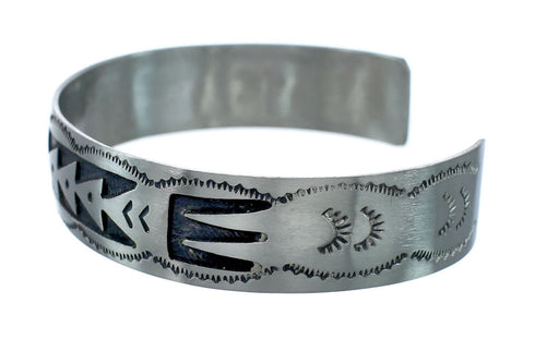 Native American Navajo Sterling Silver Cuff Bracelet JX130589