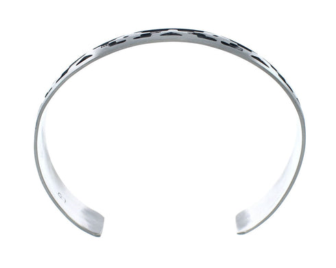 Native American Navajo Sterling Silver Cuff Bracelet JX130592