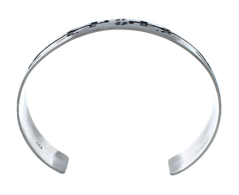Native American Navajo Sterling Silver Cuff Bracelet JX130593