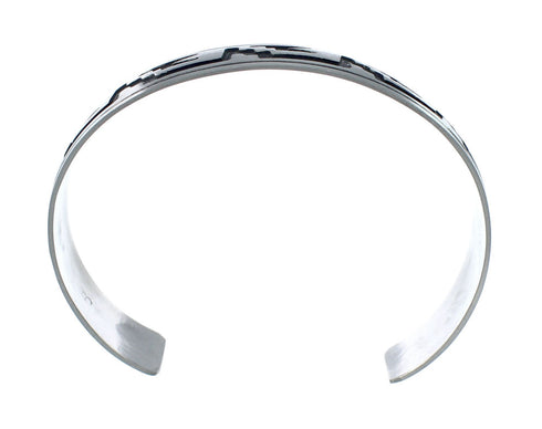 Native American Navajo Sterling Silver Cuff Bracelet JX130596