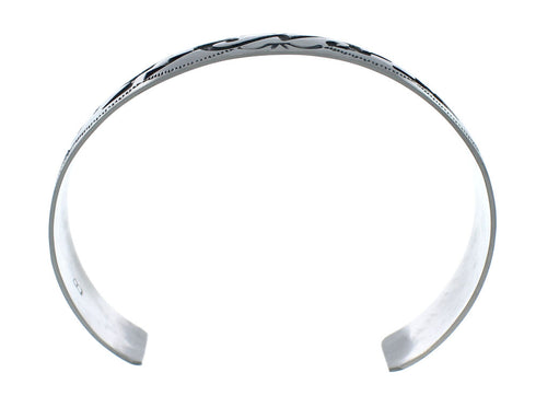 Native American Navajo Sterling Silver Cuff Bracelet JX130597