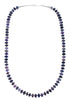 Purple Charoite Navajo Sterling Silver Bead Necklace Set JX130649