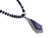 Purple Charoite Navajo Sterling Silver Bead Necklace Set JX130649