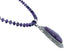 Purple Charoite Navajo Sterling Silver Bead Necklace Set JX130650