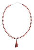 Navajo Oyster Shell Genuine Sterling Silver Bead Necklace Set JX130640