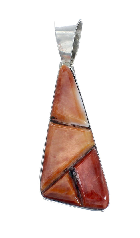 Navajo Oyster Shell Genuine Sterling Silver Bead Necklace Set JX130644