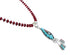 Native American Multicolor Inlay And Sterling Silver Bead Necklace Set JX130652