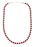 Native American Coral Inlay And Sterling Silver Bead Necklace Set JX130653