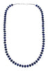 Native American Lapis Inlay And Sterling Silver Bead Necklace Set JX130654