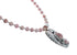 Native American Sterling Silver Rhodochrosite Bead Necklace JX130656