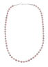 Native American Sterling Silver Rhodochrosite Bead Necklace JX130657