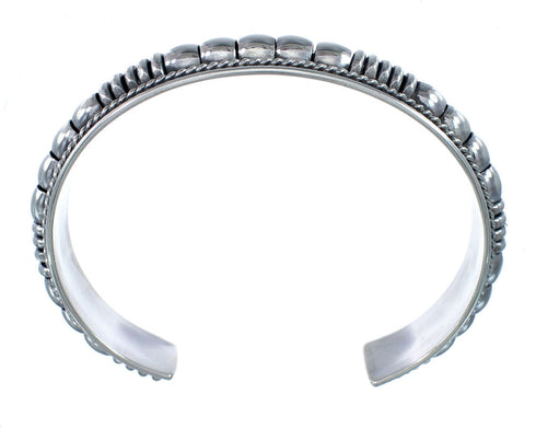 Native American Authentic Sterling Silver Cuff Bracelet JX130687
