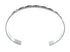 Native American Navajo Authentic Sterling Silver Water Wave Cuff Bracelet JX130683