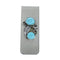 Turquoise Scalloped Leaf Sterling Silver Navajo Money Clip JX130755