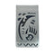 Native American Genuine Sterling Silver Bear Paw Money Clip JX130735
