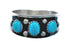 Sterling Silver Turquoise Navajo Ring Size 14-1/4 JX130802