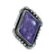 Purple Oyster Shell Navajo Sterling Silver Ring Size 9 JX130757