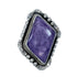 Purple Oyster Shell Navajo Sterling Silver Ring Size 9 JX130757