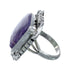 Purple Oyster Shell Navajo Sterling Silver Ring Size 8 JX130758