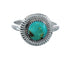 Navajo Genuine Sterling Silver Turquoise Ring Size 7 JX130781