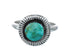 Navajo Genuine Sterling Silver Turquoise Ring Size 7 JX130783