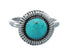 Navajo Genuine Sterling Silver Turquoise Ring Size 7 JX130786