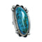 Navajo Genuine Sterling Silver Turquoise Ring Size 9-1/4 JX130792