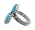 Genuine Sterling Silver Navajo Turquoise Ring Size 10 JX130895