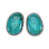 Native American Sterling Silver Turquoise Post Earrings JX130953