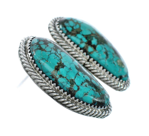 Native American Sterling Silver Turquoise Post Earrings JX130954