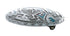 Turquoise And Coral Navajo Kokopelli Belt Buckle JX130972