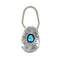 Native American Authentic Sterling Silver Turquoise Key Chain JX130992