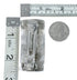 Coral and Genuine Sterling Silver Navajo Hair Barrette JX131021
