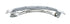 Genuine Sterling Silver Patterned Navajo Hair Barrette JX131030