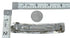 Genuine Sterling Silver Patterned Navajo Hair Barrette JX131030