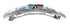 Native American Navajo Turquoise Coral Sterling Silver Hair Barrette JX131020