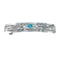 Turquoise and Genuine Sterling Silver Navajo Hair Barrette JX130999
