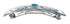 Turquoise and Genuine Sterling Silver Navajo Hair Barrette JX131001