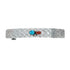 Native American Navajo Turquoise Coral Sterling Silver Hair Barrette JX131009
