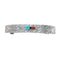 Native American Navajo Turquoise Coral Sterling Silver Hair Barrette JX131013
