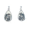 Hopi Sterling Silver Kokopelli Post Dangle Earrings JX131065