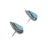 Native American Sterling Silver Opal Post Earrings JX131035