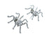 Navajo Authentic Sterling Silver Spider Post Stud Earrings JX131059