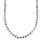 Sterling Silver and Gray Fresh Water Pearl Bead Necklace JX131105
