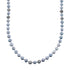 Sterling Silver and Gray Fresh Water Pearl Bead Necklace JX131105
