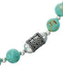 Native American Turquoise Sterling Silver Bead Necklace JX131100