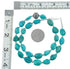 Native American Turquoise Sterling Silver Bead Necklace JX131095